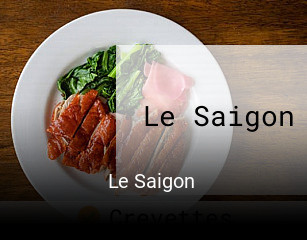 Le Saigon heures d'affaires