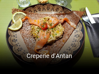 Creperie d'Antan plan d'ouverture