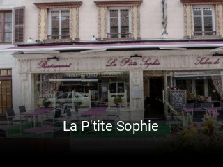 La P'tite Sophie plan d'ouverture