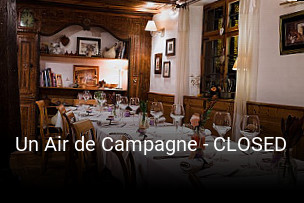 Un Air de Campagne - CLOSED ouvert