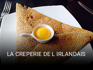 LA CREPERIE DE L IRLANDAIS heures d'ouverture