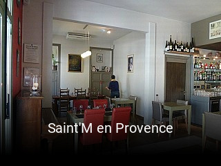 Saint'M en Provence heures d'ouverture