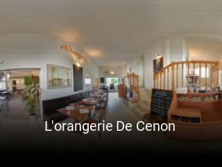 L'orangerie De Cenon ouvert