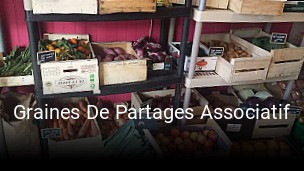 Graines De Partages Associatif heures d'ouverture