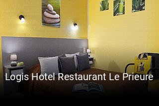 Logis Hotel Restaurant Le Prieure plan d'ouverture