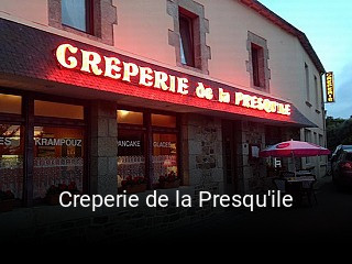 Creperie de la Presqu'ile ouvert