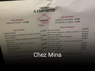 Chez Mina ouvert