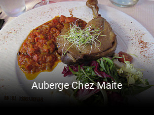 Auberge Chez Maite heures d'affaires