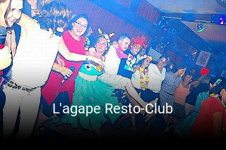 L'agape Resto-Club heures d'ouverture