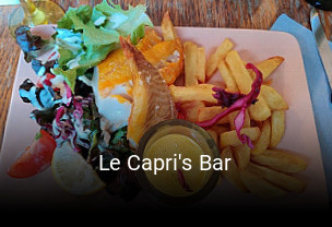 Le Capri's Bar ouvert