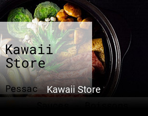 Kawaii Store plan d'ouverture