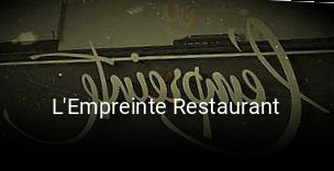 L'Empreinte Restaurant ouvert