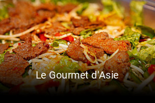 Le Gourmet d'Asie ouvert