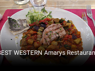 BEST WESTERN Amarys Restaurant plan d'ouverture