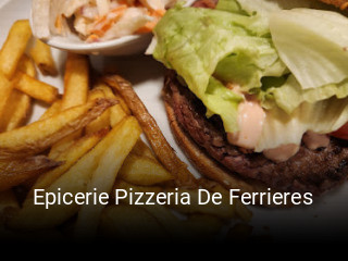 Epicerie Pizzeria De Ferrieres heures d'ouverture