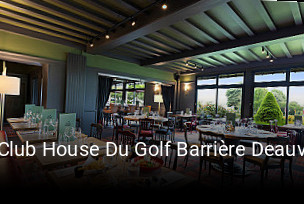 Le Club House Du Golf Barrière Deauville plan d'ouverture