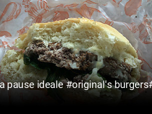 la pause ideale #original's burgers# heures d'affaires