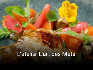 L'atelier L'art des Mets plan d'ouverture