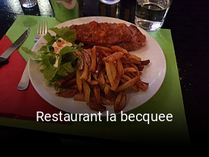 Restaurant la becquee heures d'affaires