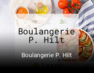 Boulangerie P. Hilt ouvert