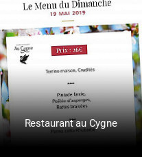 Restaurant au Cygne heures d'affaires