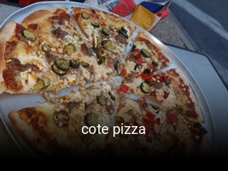 cote pizza ouvert