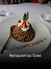 Restaurant au Soleil heures d'ouverture