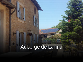 Auberge de Larina plan d'ouverture