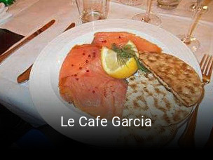 Le Cafe Garcia plan d'ouverture