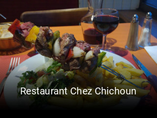 Restaurant Chez Chichoun heures d'affaires