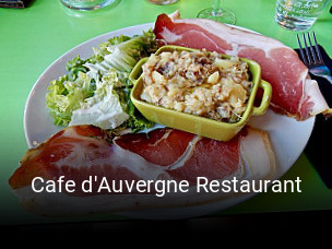 Cafe d'Auvergne Restaurant ouvert