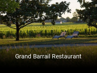 Grand Barrail Restaurant heures d'ouverture