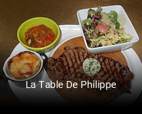 La Table De Philippe ouvert