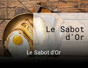 Le Sabot d'Or ouvert