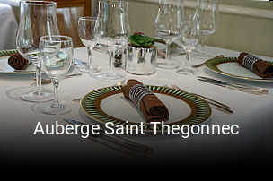 Auberge Saint Thegonnec ouvert