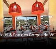 Hotel & Spa des Gorges du Verdon Restaurant heures d'affaires