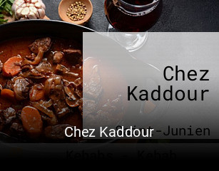 Chez Kaddour plan d'ouverture