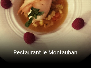 Restaurant le Montauban heures d'affaires