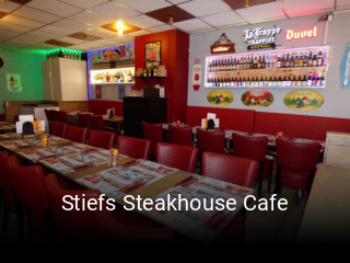 Stiefs Steakhouse Cafe plan d'ouverture