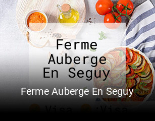 Ferme Auberge En Seguy plan d'ouverture