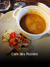 Cafe des Rosiers heures d'ouverture