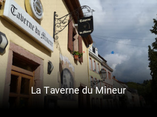 La Taverne du Mineur plan d'ouverture