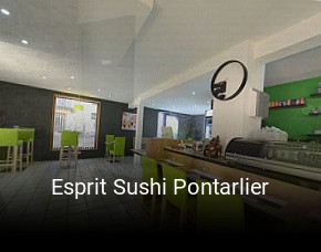 Esprit Sushi Pontarlier heures d'affaires