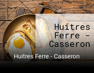 Huitres Ferre - Casseron ouvert