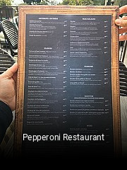 Pepperoni Restaurant plan d'ouverture