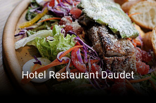 Hotel Restaurant Daudet plan d'ouverture