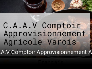 C.A.A.V Comptoir Approvisionnement Agricole Varois plan d'ouverture