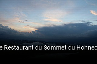 Le Restaurant du Sommet du Hohneck ouvert