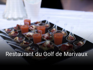 Restaurant du Golf de Marivaux plan d'ouverture