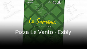 Pizza Le Vanto - Esbly heures d'ouverture